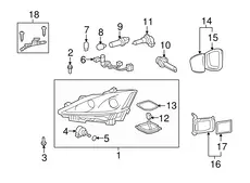 Фара TOYOTA / LEXUS 8118553670