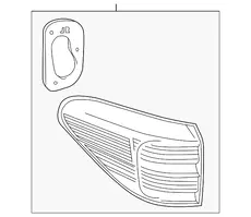 Фонарь задний TOYOTA / LEXUS 8155148260