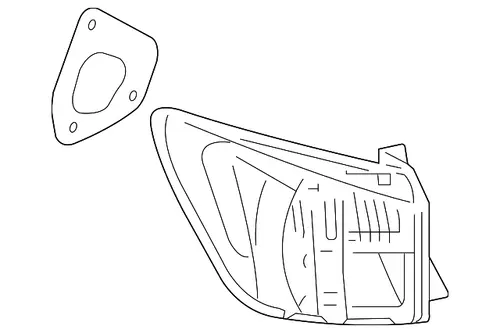 Фонарь задний TOYOTA / LEXUS 8155353170