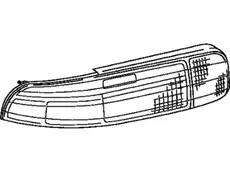 Фонарь задний TOYOTA / LEXUS 8156124070