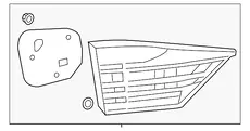 Фонарь задний TOYOTA / LEXUS 8159133230