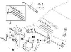 PLATE, WIPER BLADE 8522410190 TOYOTA / LEXUS