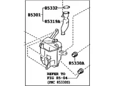 JAR, WASHER, A 8531521030 TOYOTA / LEXUS
