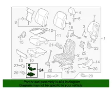 BLOWER ASSY, SEAT 8586033010 TOYOTA / LEXUS