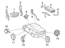 BRACKET, AMPLIFIER, 8628553070 TOYOTA / LEXUS