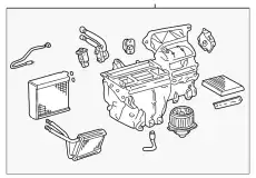 Отопитель воздушный TOYOTA / LEXUS 8701002260