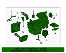 Отопитель воздушный TOYOTA / LEXUS 8701002260