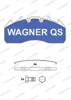 Тормозные колодки дисковые WAGNER 2917404950