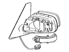 MIRROR ASSY, OUTER 87910-12D50 TOYOTA / LEXUS