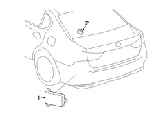 SENSOR, BLIND SPOT M 881620W360 TOYOTA / LEXUS