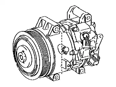 COMPRESSOR ASSY, 8831021151 TOYOTA / LEXUS