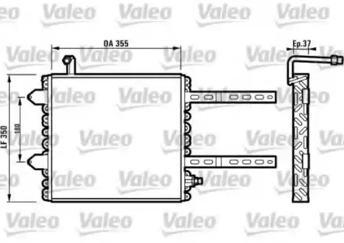 Радиатор кондиционера (конденсатор) VALEO 816972