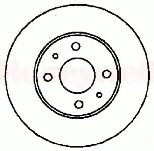 Тормозной диск BENDIX 561388B