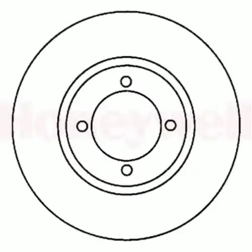 Тормозной диск BENDIX 561430B