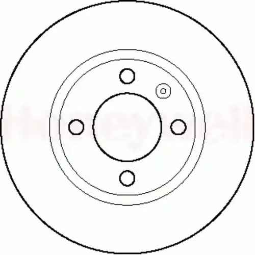 Тормозной диск BENDIX 561448B