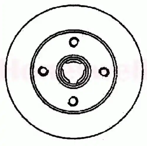 Тормозной диск BENDIX 561460B