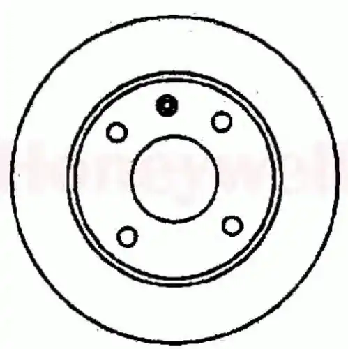 Тормозной диск BENDIX 561462B