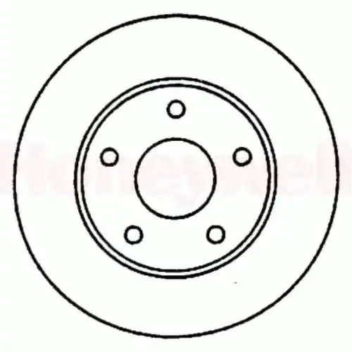 Тормозной диск BENDIX 561549B