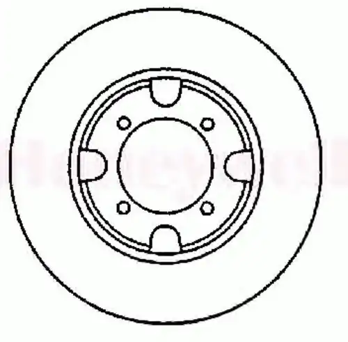 Тормозной диск BENDIX 561579B