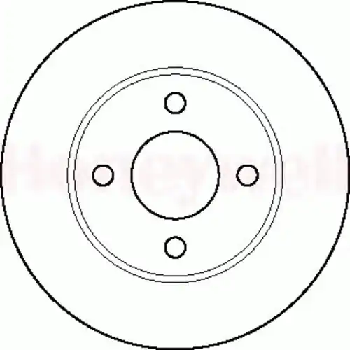 Тормозной диск BENDIX 561690B