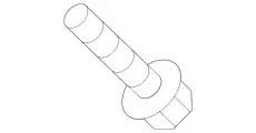 BOLT, W/WASHER 9011908D17 TOYOTA / LEXUS