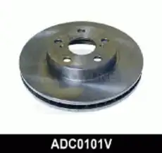 Тормозной диск COMLINE ADC0101V вентилируемый , передняя ось