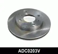 Тормозной диск COMLINE ADC0203V вентилируемый , передняя ось
