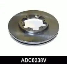 Тормозной диск COMLINE ADC0238V вентилируемый , передняя ось