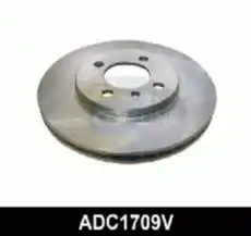 Тормозной диск COMLINE ADC1709V вентилируемый , передняя ось