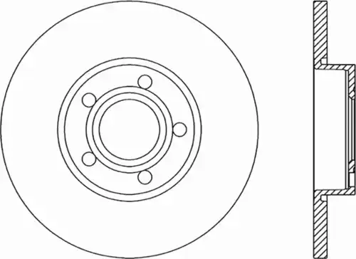 Тормозной диск OPEN PARTS BDA1037.10