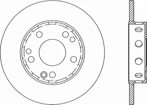 Тормозной диск OPEN PARTS BDA1291.10
