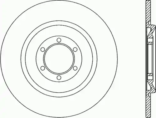 Тормозной диск OPEN PARTS BDR1002.10