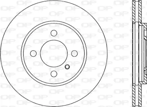 Тормозной диск OPEN PARTS BDR1081.20