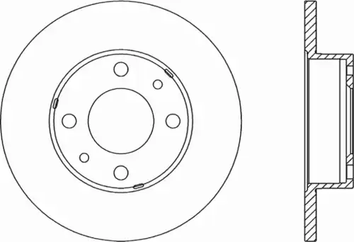 Тормозной диск OPEN PARTS BDR1131.10