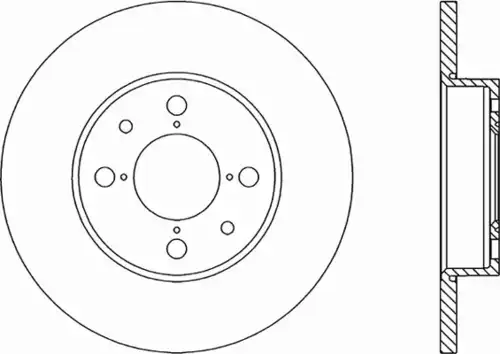 Тормозной диск OPEN PARTS BDR1141.10