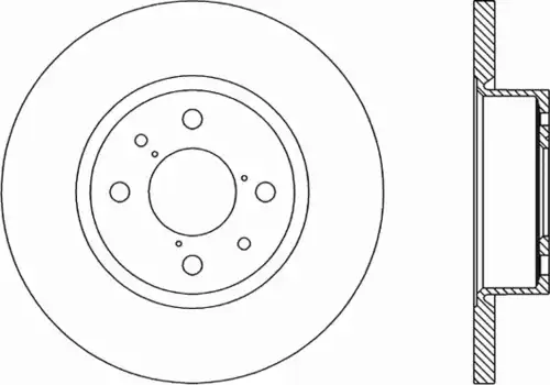 Тормозной диск OPEN PARTS BDR1148.10