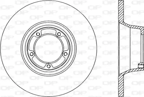 Тормозной диск OPEN PARTS BDR1159.10