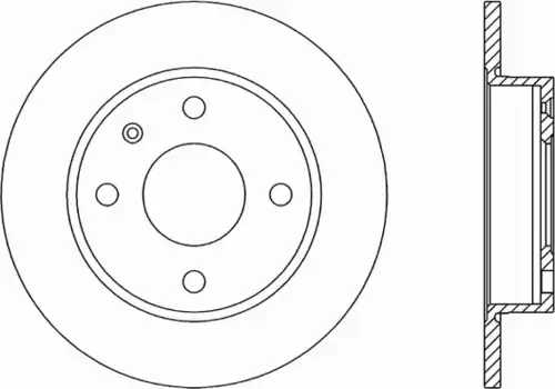 Тормозной диск OPEN PARTS BDR1175.10