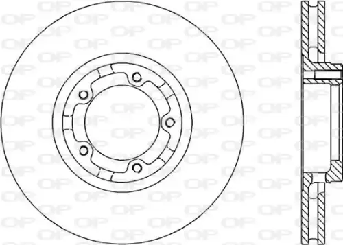 Тормозной диск OPEN PARTS BDR1182.20