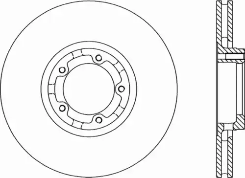 Тормозной диск OPEN PARTS BDR1183.20