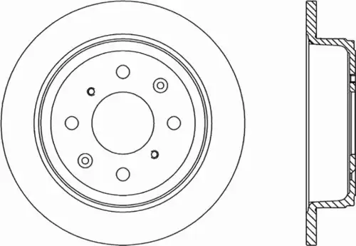 Тормозной диск OPEN PARTS BDR1205.10