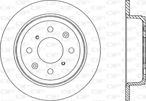 Тормозной диск OPEN PARTS BDR1206.10