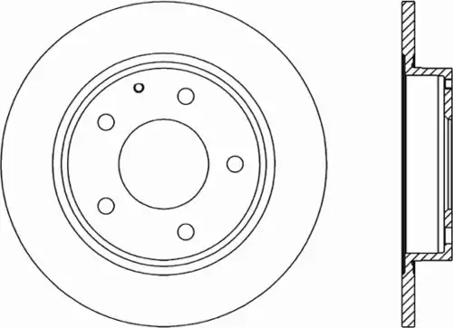 Тормозной диск OPEN PARTS BDR1282.10