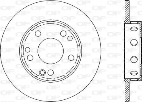 Тормозной диск OPEN PARTS BDR1291.10