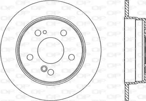 Тормозной диск OPEN PARTS BDR1292.10