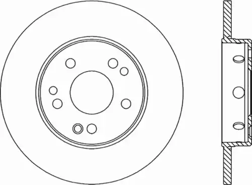 Тормозной диск OPEN PARTS BDR1294.10
