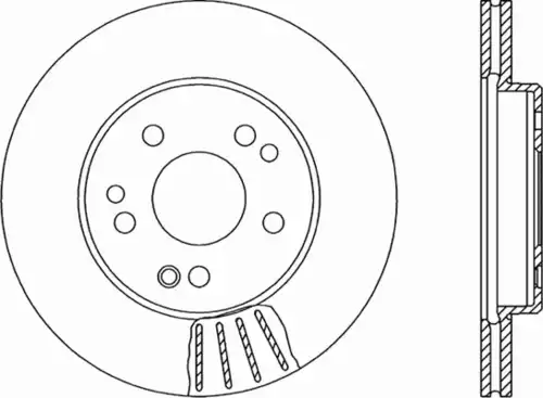 Тормозной диск OPEN PARTS BDR1295.20