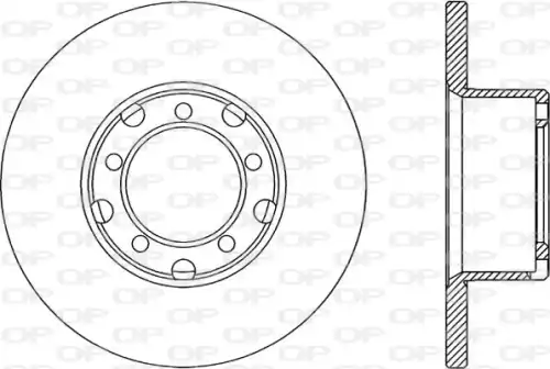 Тормозной диск OPEN PARTS BDR1299.10