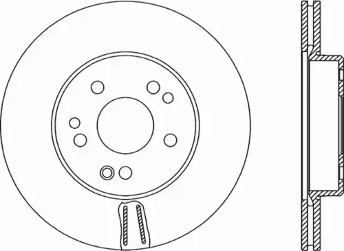 Тормозной диск OPEN PARTS BDR1305.20