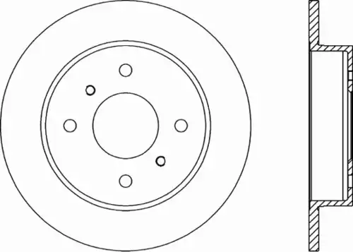 Тормозной диск OPEN PARTS BDR1391.10